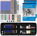 Produktbild: Shuttle Art Zeichenset 52-teiliges Zeichenstifte Malset Graphitstift Skizzenbuch
