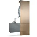 Produktbild: Vladon Garderobe, Bronze, Holzwerkstoff, 105x193x35 cm, Garderobe, Garderoben-Sets & Serien, Garderoben-Sets