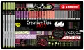 Produktbild: Stabilo Schreibgeräteset Multi-Liner Etui „ARTY: Creative Tips“,