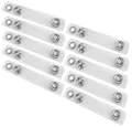 Produktbild: 10 Stück Vinylstrap gewebeverstärkt Lanyards & Schlüsselbänder Clip mit Metal...
