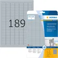 Produktbild: HERMA Etiketten Etiketten Folie Typenschild silber 25x10mm Special A4 LaserCopy