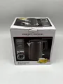 Produktbild: ProfiCook Wasserkocher PC-WK 1290 antharazit, 1,5 Liter Edelstahl 220W #TK1711A-