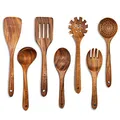 Produktbild: Holzlöffel zum Kochen, 7-teilig, Holzutensilien zum Kochen, Küchenhelfer-Set, Holz-Kochutensilien, Holzspatel zum Kochen