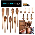 Produktbild: Holz-Kochutensilien Set 7-teilig Multifunktional Naturholz Küchenhelf