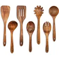 Produktbild: Holzlöffel zum Kochen, -teilig, Holzutensilien zum Kochen, Küchenhelfer-Set, ...