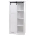 Produktbild: B-Ware Schrank MCW-K75, 8 Staufächer, Holz-Optik Industrial Metall, weiß
