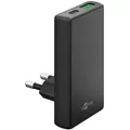 Produktbild: Goobay USB-CTM PD GaN Dual-Schnellladegerät 90° Flat 45 W schwa