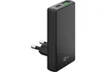 Produktbild: Goobay GOOBAY Dual-Schnellladegerät, 45W, 1x USB-C, 1x USB-A, 90° Schnelllade-Gerät