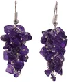 Produktbild: Firetti Paar Ohrhaken Schmuck Geschenk Silber 925 Ohrschmuck Ohrringe Edelsteine, Made in Germany - mit Amethyst