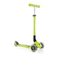 Produktbild: GLOBBER Primo Foldable – Tretroller Kinder, 120/80 mm, ABEC 5, 3-rädrig, höhenverstellbar, Lime grün