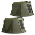 Produktbild: Lucx® 2 Mann Angelzelt + Überwurf Bivvy+ Winterskin Karpfenzelt Carp Fishing Ten