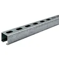 Produktbild: Dalsys Montageschiene 38/40, Schienenkonsole Silber 200cm, Lochschiene, C-Profilschiene, U-Schiene, u.a. zur Bildung von Traversen