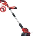 Produktbild: Einhell GE-CT 18/28 Li-Solo. Typ: Rasentrimmer, Schnittdurchmesser (max.): 28 cm, Griffart: D-Schlaufengriff. Energiequelle: Akku, Batteriespannung: 18 V. Gewicht: 3 kg, Paketgewicht: 5,8 kg (3411242)