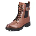 Produktbild: Remonte Damen Combat Boots D8668, Frauen Stiefeletten,lose Einlage,schnürstiefel,Stiefel,Bootee,Booties,halbstiefel,Kurzstiefel,braun (22),36 EU