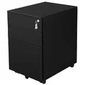 Produktbild: SONGMICS Rollcontainer schwarz 3 Auszüge 39,0 x 52,0 x 60,0 cm