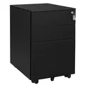 Produktbild: Rollcontainer mit Schubladen Büroschrank Bürocontainer Hängeregistratur OFC60BK