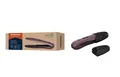 Produktbild: Mini Haarglätter kabellos violett Keramik 3 Stufen 160-200°C USB Akku