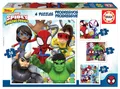 Produktbild: Puzzle 12+16+20+25 Spidey i Super-Kumple G3