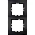 Produktbild: Kopp - paris – Abdeckrahmen 2-fach, Farbe: mattschwarz - 308550069