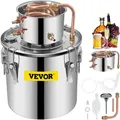 Produktbild: VEVOR Alkohol Destilliergerät 19 L, Alkohol Destilliergerät mit Umwälzpumpe, Alkohol Destilliergerät Kupferrohr, Whiskey Destillier Kit mit eingebautem Thermometer, Whiskey Herstellung Kit