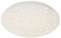 Produktbild: Briloner Leuchten LED Deckenleuchte 3367216 VERB, LED fest integriert, Kaltweiß, Neutralweiß, Warmweiß, Sternenhimmel, 38x6,5cm, Weiß, 23W, Wohnzimmer, Schlafzimmer, Küche
