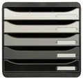 Produktbild: EXACOMPTA Schubladenbox Schubladenbox Big Box Plus 5 offene Schubladen Grau 3097294D, Boxen stappelbar