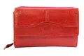 Produktbild: Leonardo Verrelli Echt-Leder Damen Geldbörse RFID Schutz 15x10cm- 3000096 (Rot)