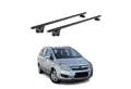 Produktbild: OMAC Dachträger Gepäckträger für Opel Zafira B 2007-2014 Aluminium Schwarz 2 tlg ABE (2-St), Wasserbeständig,Abnehmbar,Multifunktional,Leichtgewichtig