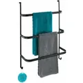 Produktbild: Wenko Handtuchhalter Tür Dusche Irpinia Schwarz Handtuchhalter