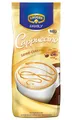 Produktbild: KRÜGER Family Cappuccino Sahne Caramel, aromatisiertes Getränkepulver mit löslichem Bohnenkaffee, koffeinhaltig, 500 g Beutel