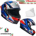 Produktbild: Helm Agv K6 S SLASHCUT BLACK BLUE RED Größe L Motorrad Integralhelm