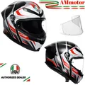 Produktbild: Helm Agv K6 S Karve Matt Black White Red Größe XL 61 62 Motorrad Integralhelm