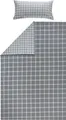 Produktbild: Erwin Müller Wendebettwäsche grau 1x 135x200 cm + 1x 40x80 cm