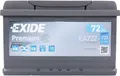 Produktbild: EXIDE Premium EA 722 Pb Starterbatterie 12V 72 AH/C20 - 720A(EN)