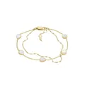 Produktbild: FOSSIL Damen-Gliederarmband Teardrop Perlmutt weiß, JF04317710