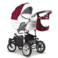 Produktbild: Wiejar Kinderwagen-Set Craft 2 in 1 inkl. Sportsitz - Bordeaux-Weiß