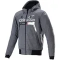 Produktbild: Alpinestars Chrome Ignition Gr. 3XL Herren Motorrad Hoodie grau-weiß-melliert
