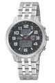 Produktbild: Funk Solar Weltzeit Herren Uhr Chronograph mit Edelstahl massiv Armband EGS11...
