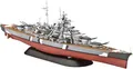 Produktbild: REVELL - Kriegsschiff Bismarck zum Zusammenbauen und Bemalen - 1/700 - REV05098