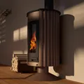 Produktbild: Warmluftofen Masterflamme Medie II Velvety Brown 12 kW Werkstattofen