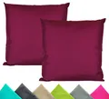 Produktbild: JACK Kissenbezüge 2er Set 40x40cm Outdoor Wasserfest, (2 Stück), 2x Kissenhülle, strapazierfähig, wasserabweisend, Innen & Außen