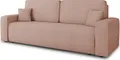 Produktbild: Schlafsofa Spark – Sofa mit Schlaffunktion und Bettkasten, Bonellfederkern, Cordbezug, große Schlaffläche, modernes Polstersofa & Bettsofa (Pink (Poso 052))