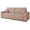 Produktbild: Sofnet Schlafsofa, Rosa, Textil, 3-Sitzer, Rechteckig, 236x90x95 cm, Wohnzimmer, Sofas & Couches, Schlafsofas