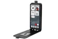 Produktbild: Wigento Handyhülle Für Nothing Phone 3a Vertikale Handy Flip Schutz Tasche Hülle Schwarz, Vertikales Flip Kunst-Leder Handyhülle mit Kartenfach