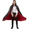 Produktbild: dressforfun Zweifarbiger, edler Vampirumhang mit stilvollem Kragen Fasching Fastnacht Karneval Halloween Kostüm (148 cm | Nr. 301855)