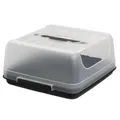 Produktbild: ENGELLAND Kuchen-Transportbox Tortenplatte Haube Box Kuchenplatte Schwarz