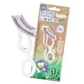 Produktbild: Jack N' Jill Kids Stage 3 Silicone Tooth & Gum Brush, Double-Sided Brush Which Cleans the Whole Mouth, Gentle on Tiny Teeth & Sensitive Gums, Suitable From 2-5 Years