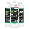 Produktbild: BiOHY Reinigungsmittel für Saugwischer mit Frischeduft (3 x 1 Liter) | 1:200 Konzentrat für alle Nass-Trockensauger | ideal für Fliesen, PVC, Parkett, Laminat & Teppich | streifenfreier Glanz