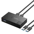 Produktbild: Schalter USB 3.0 bidirektionaler Ugreen CM618 - schwarz