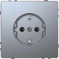 Produktbild: Merten SCHUKO-Steckdose Edelstahl System Design MEG2301-6036